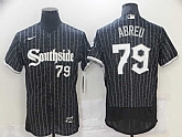 White Sox 79 Jose Abreu Black 2021 City Connect Flexbase Jersey,baseball caps,new era cap wholesale,wholesale hats